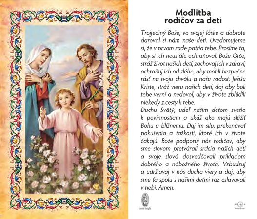 Saint Family - Gebetskarten Paket